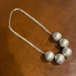 silver necklace